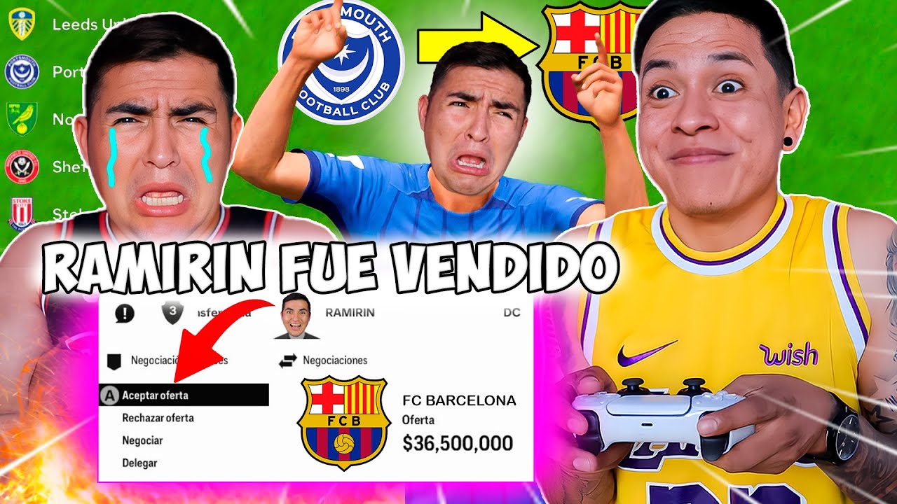 SE PONE A LLORAR POR QUE LO VENDÍ en el MODO CARRERA 😂 *BROMA a RAMIRIN*