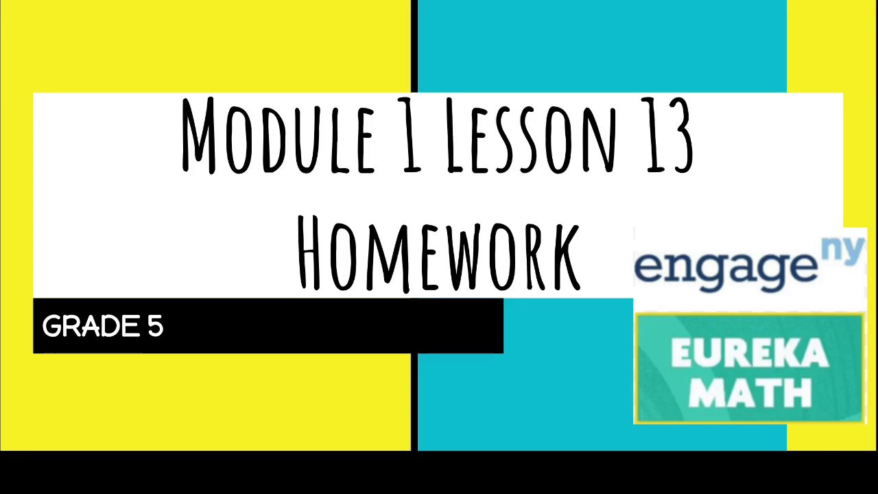 grade 5 module 1 lesson 13 homework answer key