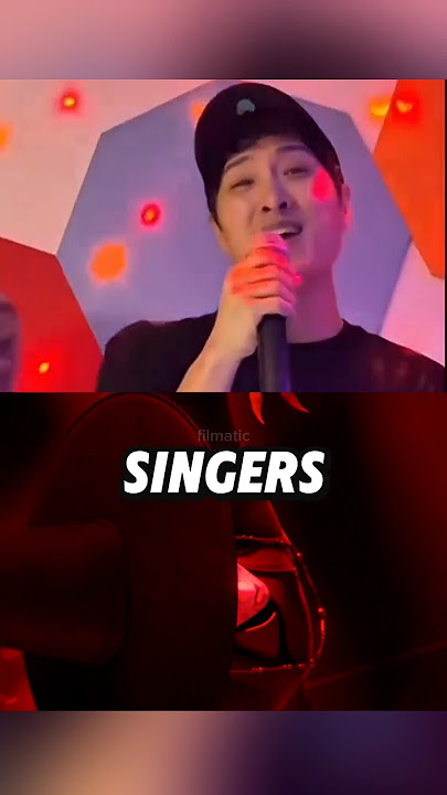 Kpop Demon Hunters Singers Behind The Scenes #shorts