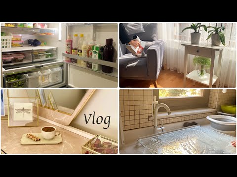 Sessiz Vlog/ Detaylı Buzdolabı Temizliği/ Sade Dolap İçi Düzeni/ Rutin Temizlik/ Temizlik Vlog/
