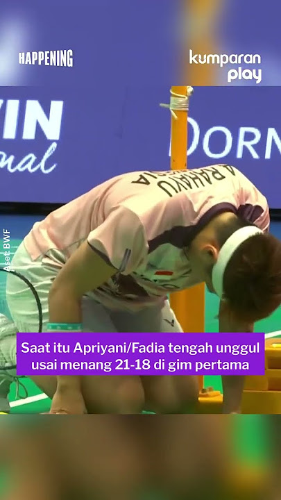 Apriyani Cedera Dan Mundur dari Pertandingan