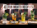 MOJITO Four Flavors | Classic Mojito  | Watermelon Mojito | Passion Fruit Mojito | Pineapple Mojito