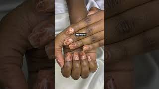 is't that prety? l try my best to make my client nail art,