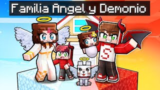 ¡La FAMILIA de ANGEL/DEMONIO en MINECRAFT!  Sparta356