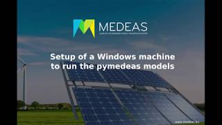 pymedeas models: Windows installation instructions