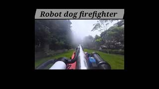Robotic firefighter #shorts #robotics #drone #robotdog #unitree #firefighter #automobile #tech