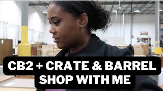 CB2 & CRATE & BARREL OUTLET  HAUL - SHOP WITH ME