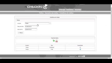 Ncheckin - Relatórios na aplicação Web
