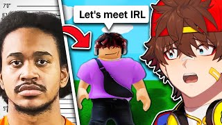 PREDATOR Gets Caught on ROBLOX!! | Kenji Reacts