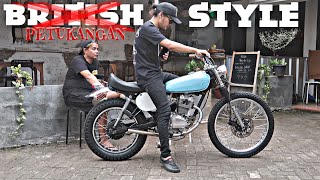 Motor Custom Harian, This Is Not British Style! With Circus Local Customs Honda Gl