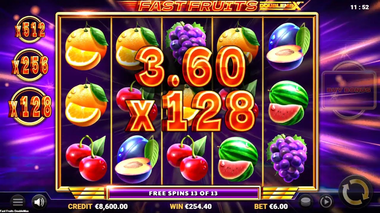 Fast Fruits DoubleMax Slot Review | Free Play video preview