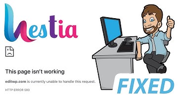Hestia cp 500 internal server error