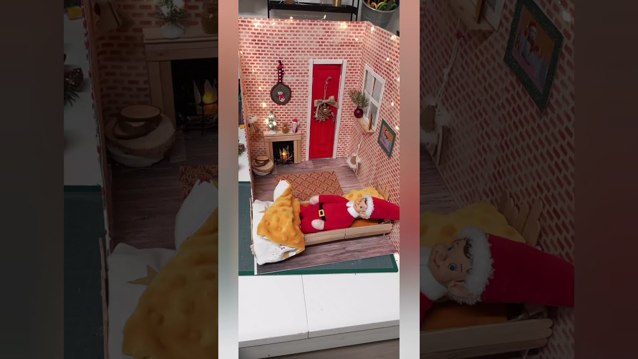 maison lutin farceur avec objet de récup.