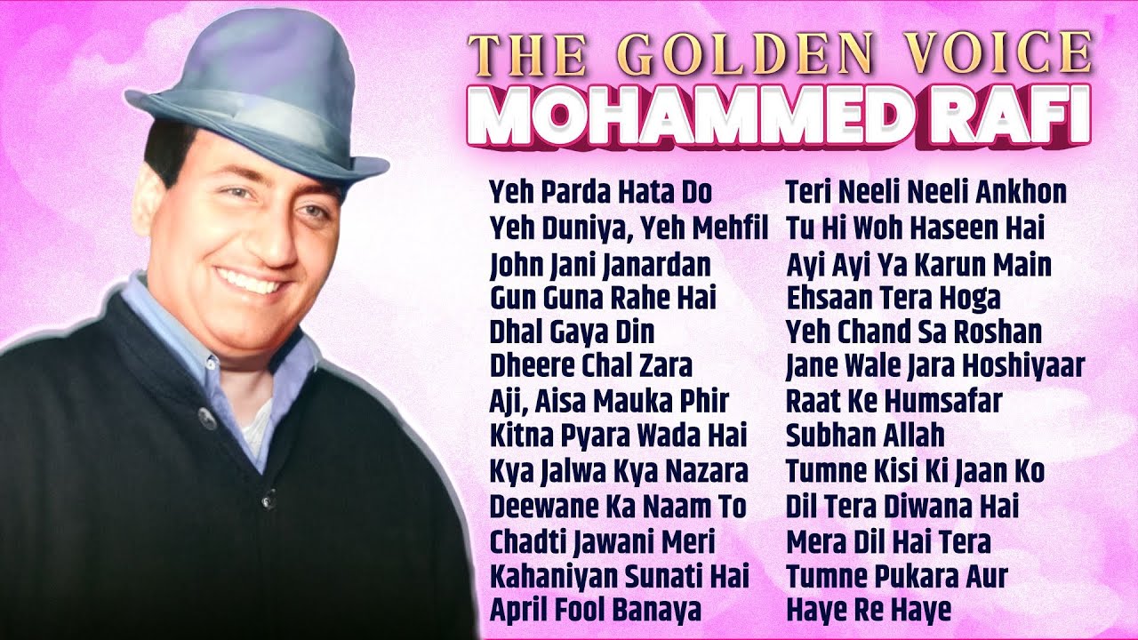 Best Of Mohammed Rafi - The Golden Voice Vol 1 | Mohammed Rafi Hit Songs | Non-Stop Video Jukebox