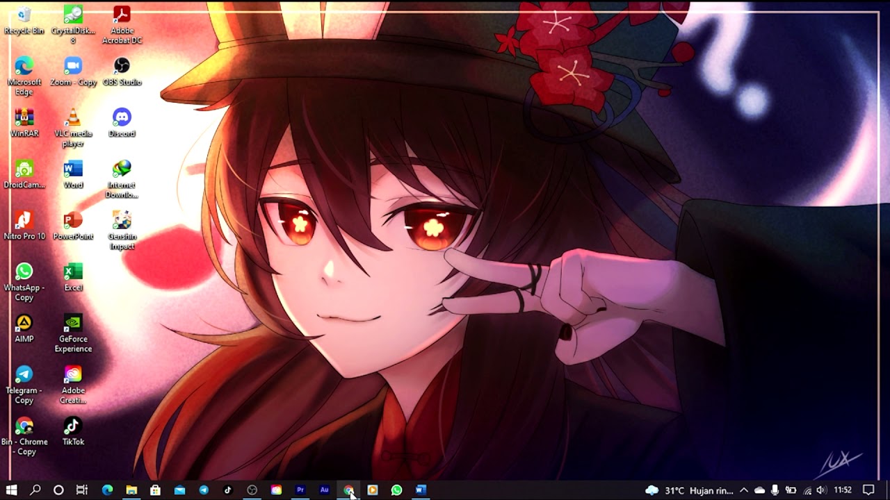 Template Power Point Genshin Impact Theme YouTube