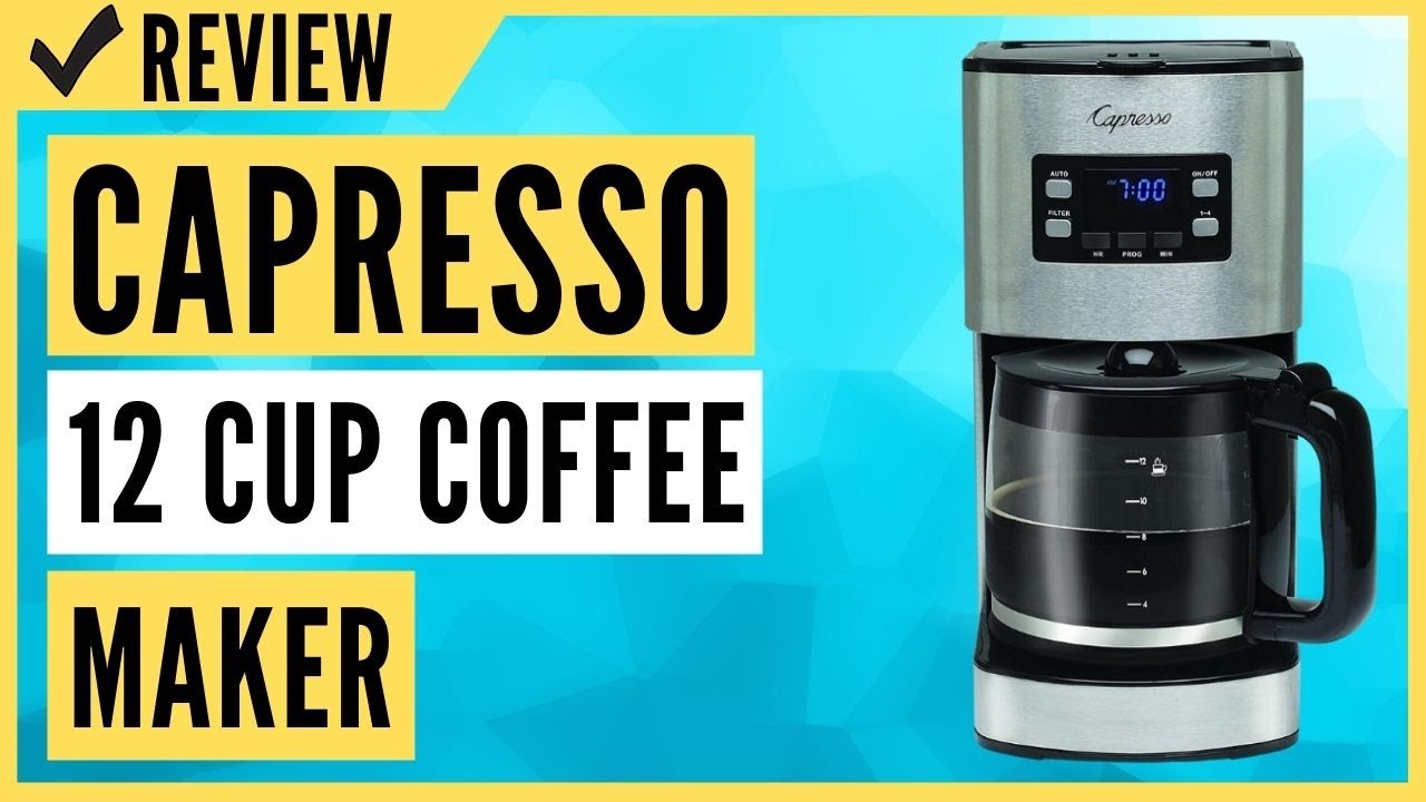 Capresso Stainless Steel 12 Cup Electric Coffee Percolator 