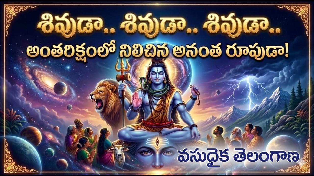 Live:  Lord Shiva Devotional Song | Vasudhaika Telangana