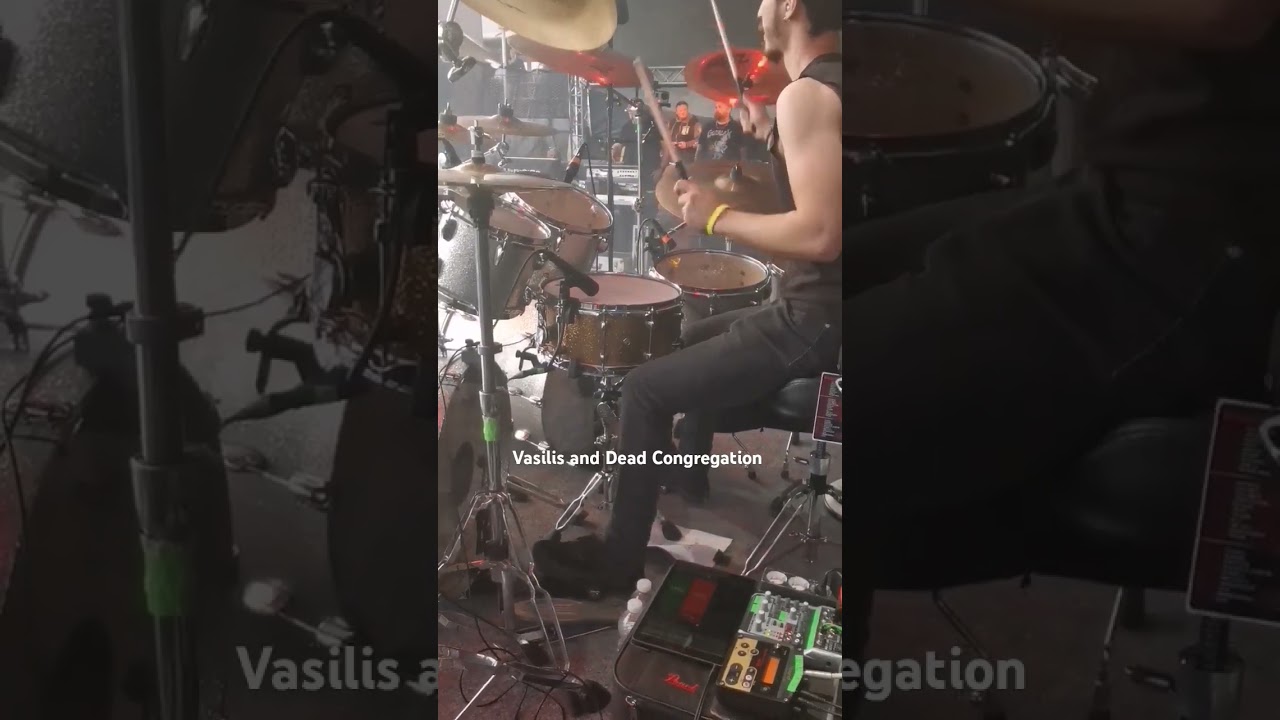 Dead Congregation and Vasilis Nanos. MetalGate Czech Death Fest OpenAir 2025.