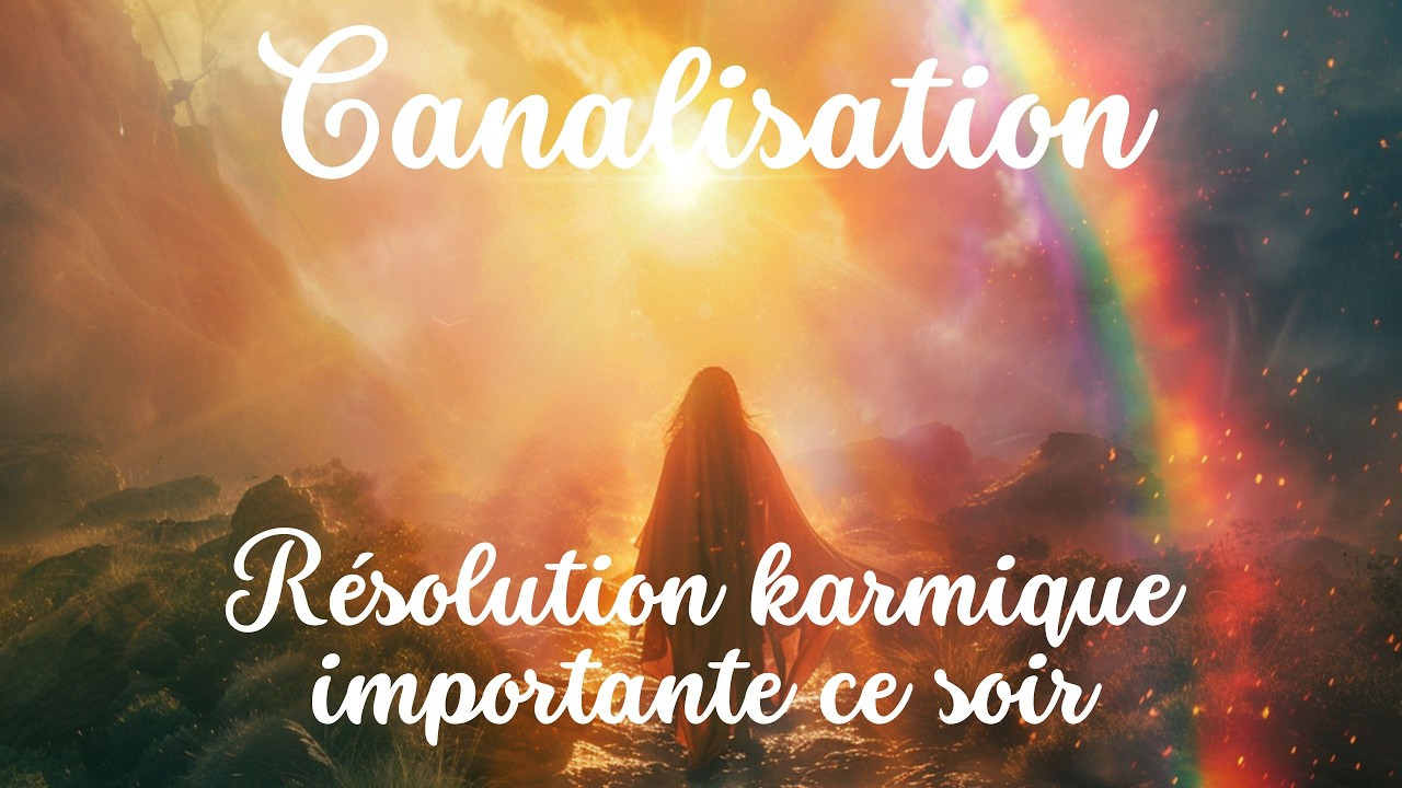Canalisation : Résolution karmique importante ce soir