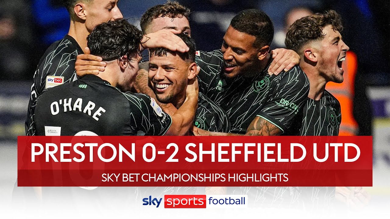 Sheffield United Get Off To Winning Start Preston 0 2 Sheffield Sheffield united get off to winning start preston 0 2 sheffield