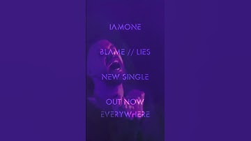 IAMONE - Blame // Lies (official music video) - check it out on our channel!