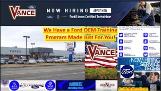 Fast-track Your Career: Ford OEM Training Service Technicians & Great Benefits Vance Ford Miami, OK