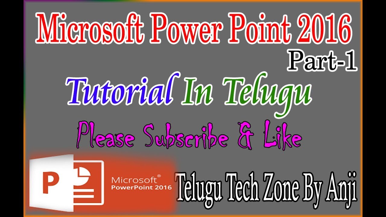 powerpoint presentation topics in telugu