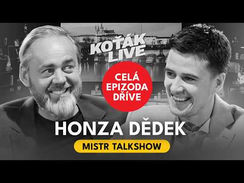 [PŘEDPREMIÉRA] Honza Dědek - mistr talkshow | KOŤÁK LIVE