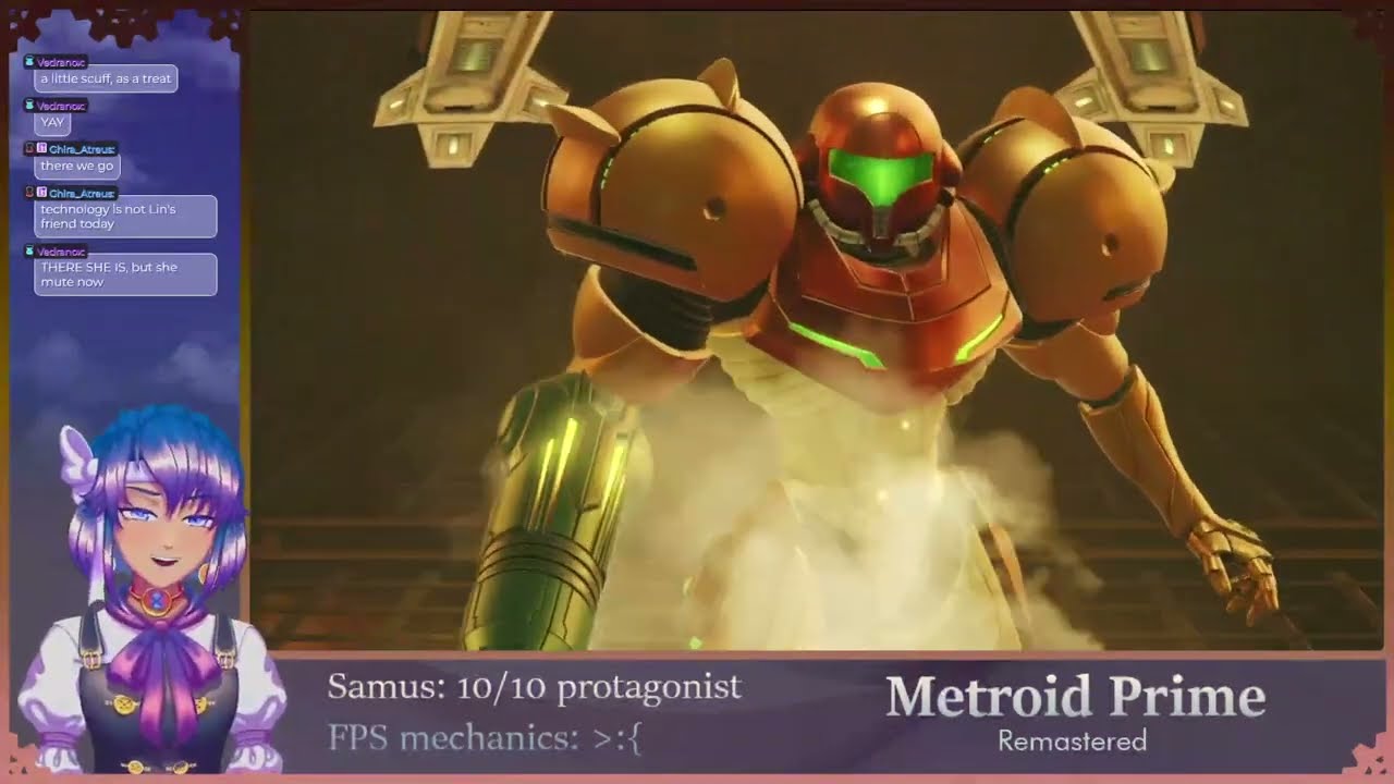 1 | Tactical RPG streamer plays her first FPS game ever🔺Metroid Prime: Remastered