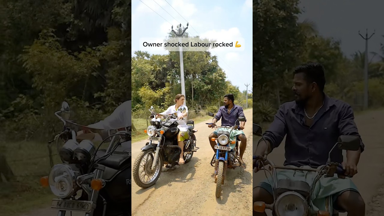 Owner shocked Labour rocked 💪 #comedy #funny #love #tamil #fun #tamilcomedy #comedycouple
