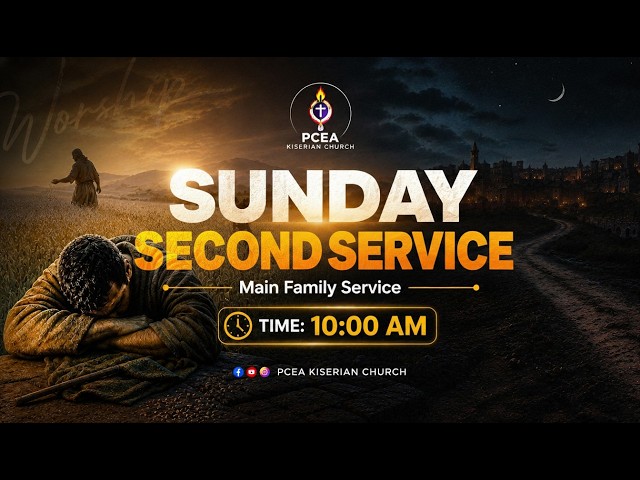 LIVE NOW – SECOND SERVICE | WORSHIP, PRAYER & THE WORD
