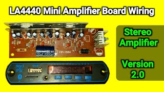 LA4440 Mini Audio Amplifier Board Wiring || हिंदी || You Like Electronic