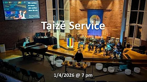 Concord UU Live Stream - Taizé Service Sun, 1/4/26 @ 7 pm