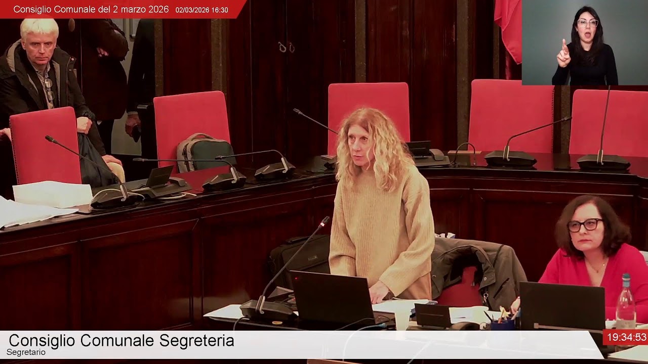 Consiglio Comunale in diretta -  2/03/2026