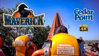 2022 Maverick Roller Coaster On Ride 4K POV Cedar Point