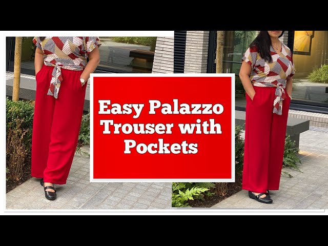 Plus size Lycra Waist Palazzo Pants with Wide Leg and Pockets –  WhatNaturalsLove.com