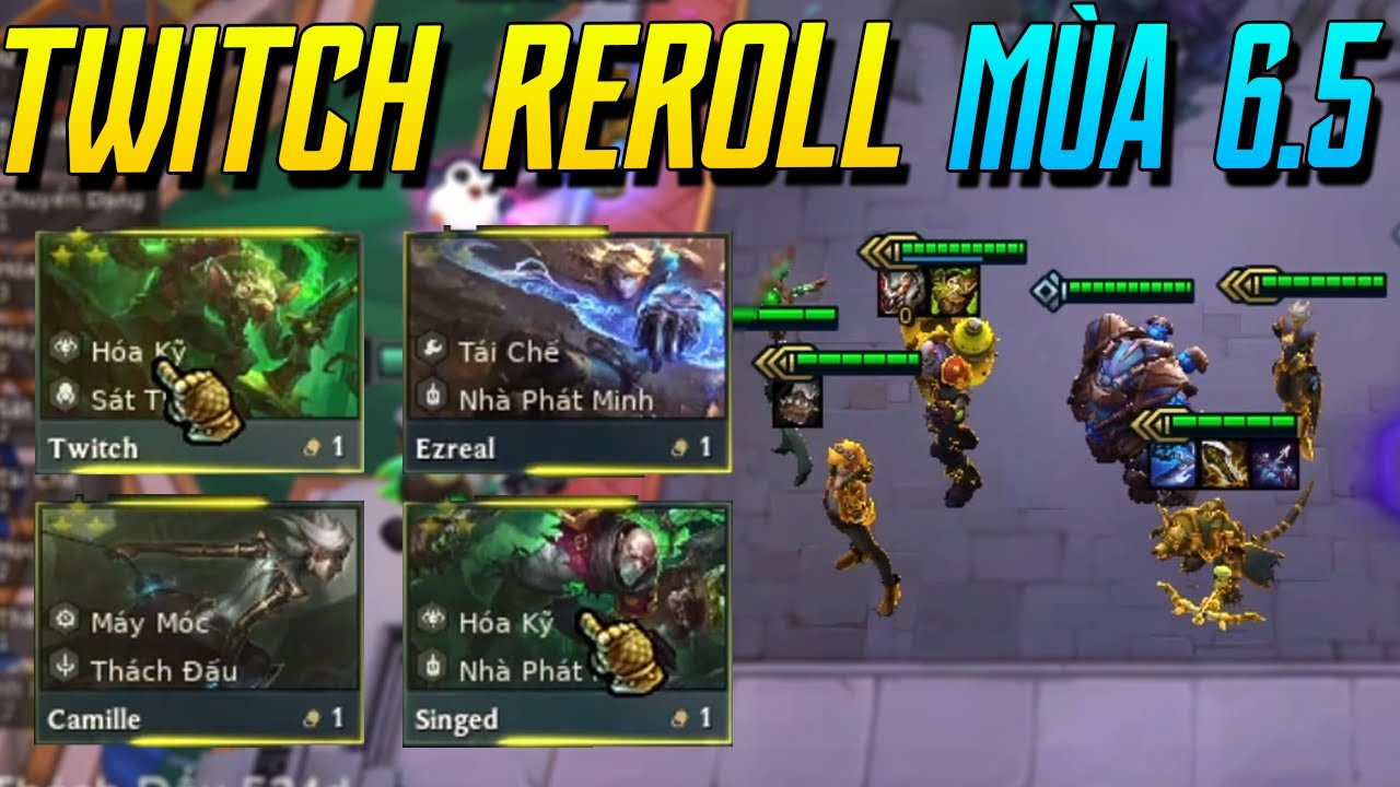 (ĐTCL) KHÁM PHÁ RA "BÍ QUYẾT" ẴM TOP 1 VỚI BÀI CHUỘT REROLL NHÀ PHÁT MINH MÙA 6.5! | iLoda