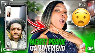 HICKEY PRANK ON BOYFRIEND *HE PULLED UP*