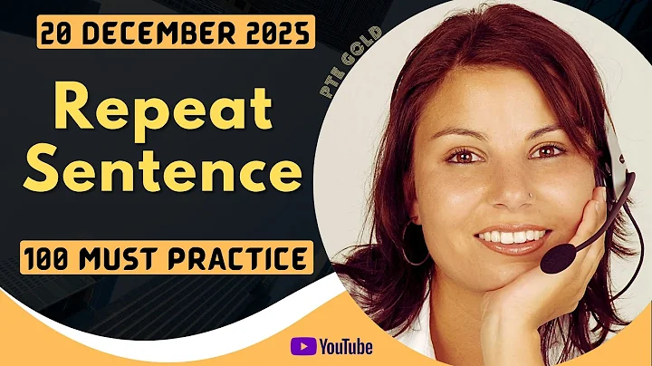 PTE Repeat Sentence - DECEMBER 2025 - MUST PRACTICE
