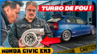PRÉPARATION TURBO DE FOU SUR UNE HONDA CIVIC EK3😱🚀