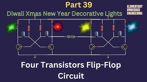 Four Transistors Flip-Flop Circuit