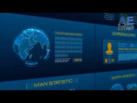 HUD Infographic - After Effects Intro Template Videohive INFOGRAPHICS (20484370)