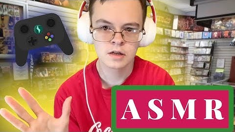 SECONDHAND VIDEO GAME STORE ROLEPLAY ASMR! (Whispered, Tapping Sounds, Controller Sounds, Etc.)