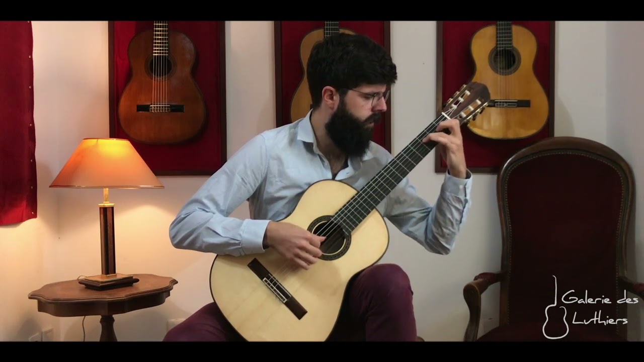 JB Chicouène plays Prelude No11 in D major by Francisco Tárrega on a 2019 Benoit Zeidler