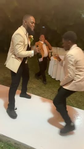 parents and son dance