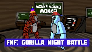 FNF VS Gorilla Tag: Gorilla Night Battle