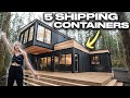 Inside A 2-Story Home Built Out of SHIPPING CONTAINERS