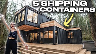 Inside A 2Story Home Built Out of SHIPPING CONTAINERS