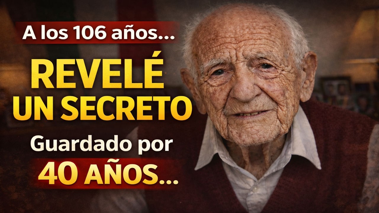 A los 106 años, revelé un secreto familiar guardado por 40 años.