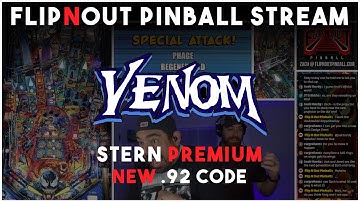🔴LIVE - Venom PREMIUM Pinball Machine with new .92 code!